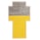 Teppich Rectangular Plait Gan Rugs Yellow 167183