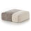 Pouf Square Plait Pouffe Gan Rugs Ivory 167236