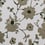 Metal Velvet Flower and Lin Wallpaper Flamant Galet 18008