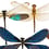 Tapete Libellule Curious Collections Multicolore CC_MLE_10213