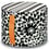 Puf cylinodrique Rainbow Dalia Missoni Home Noir/Blanc 1H4LV00007/T20
