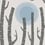 Woods MissPrint Wallpaper MissPrint Bleu azur MISP1150
