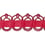 Plaza gimp braid Houlès Cerise 32153-9400