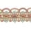 Geflecht Gimpe Antica 35 mm Houlès Rose/Amande 32425-9730