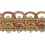 Geflecht Gimpe Antica 35 mm Houlès Rouge/Mousse 32425-9750