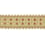 Geflecht Villandry 35 mm Braid Houlès Foin/Fraise 32471-9740