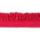 Plaza looped fringe Houlès Rouge 33015-9400
