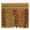 Beaugency bullion fringe Houlès Or/Coquelicot 33066-9155