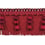 Frange moulinée Palais Royal Houlès Cerise 33097-9440