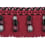 Palais Royal Bullion fringe Houlès Rouge/Granite 33097-9491