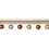 Geflecht Opale beaded Houlès Caramel 33277-9030
