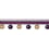 Geflecht Opale beaded Houlès Prune 33277-9510