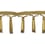 Marly beaded fringe Houlès Bronze 33395-9770