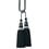 Plaza two tassels tieback Houlès Noir 35298-9900