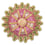 Rosette Duchesse Houlès Rose/vert 36016-9045