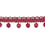 Palais Royal 4 cm Beaded fringe Houlès Cerise 33098-9440