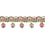 Palais Royal 4 cm Beaded fringe Houlès Vert/Rouge 33098-9470