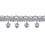 Palais Royal 4 cm Beaded fringe Houlès Perle 33098-9920