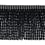 Plaza Bullion fringe Houlès Noir 33099-9900