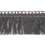 Antica twisted fringe Houlès Ardoise 33106-9980