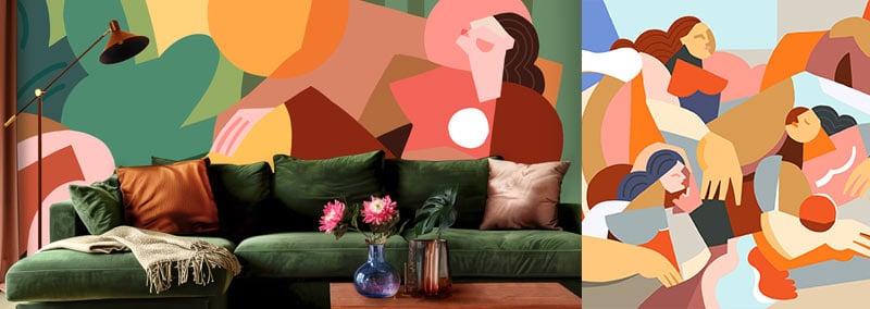 Etoffe.com x Claire Prouvost - Collection Jeux d'ombres