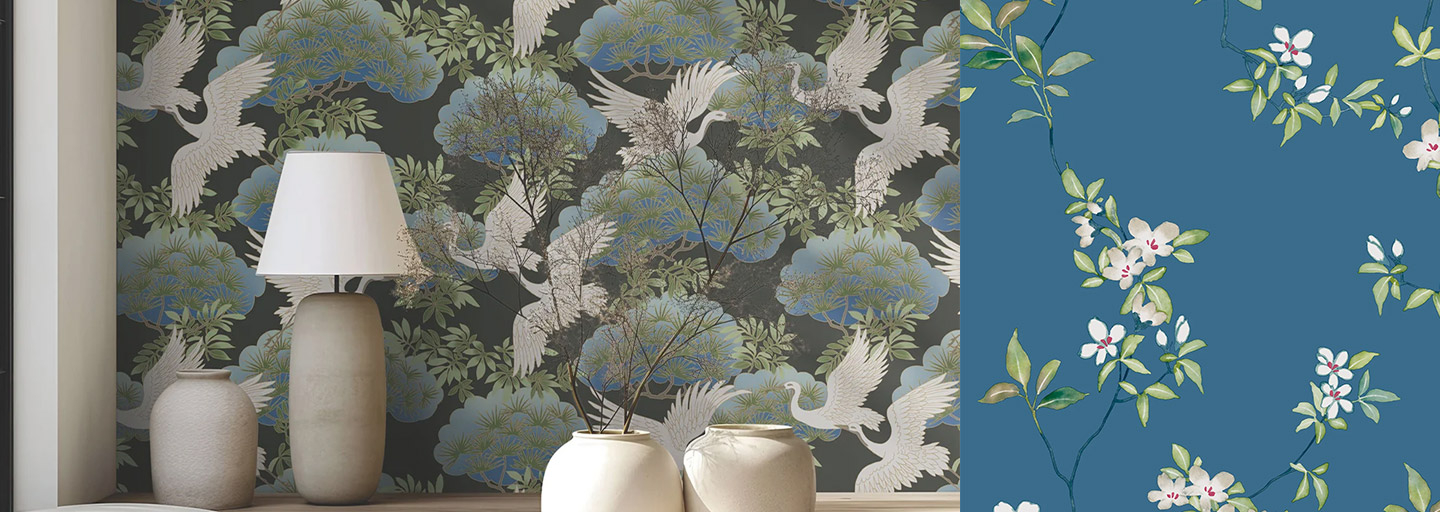York Wallcoverings - Collezione Tea garden