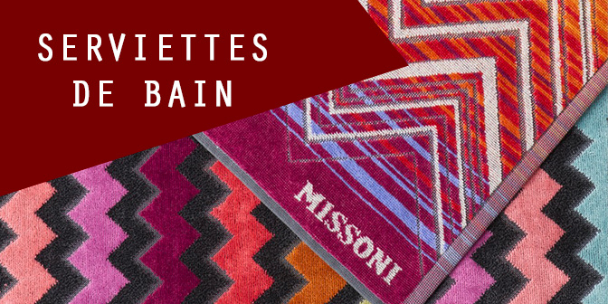 serviettes de bain